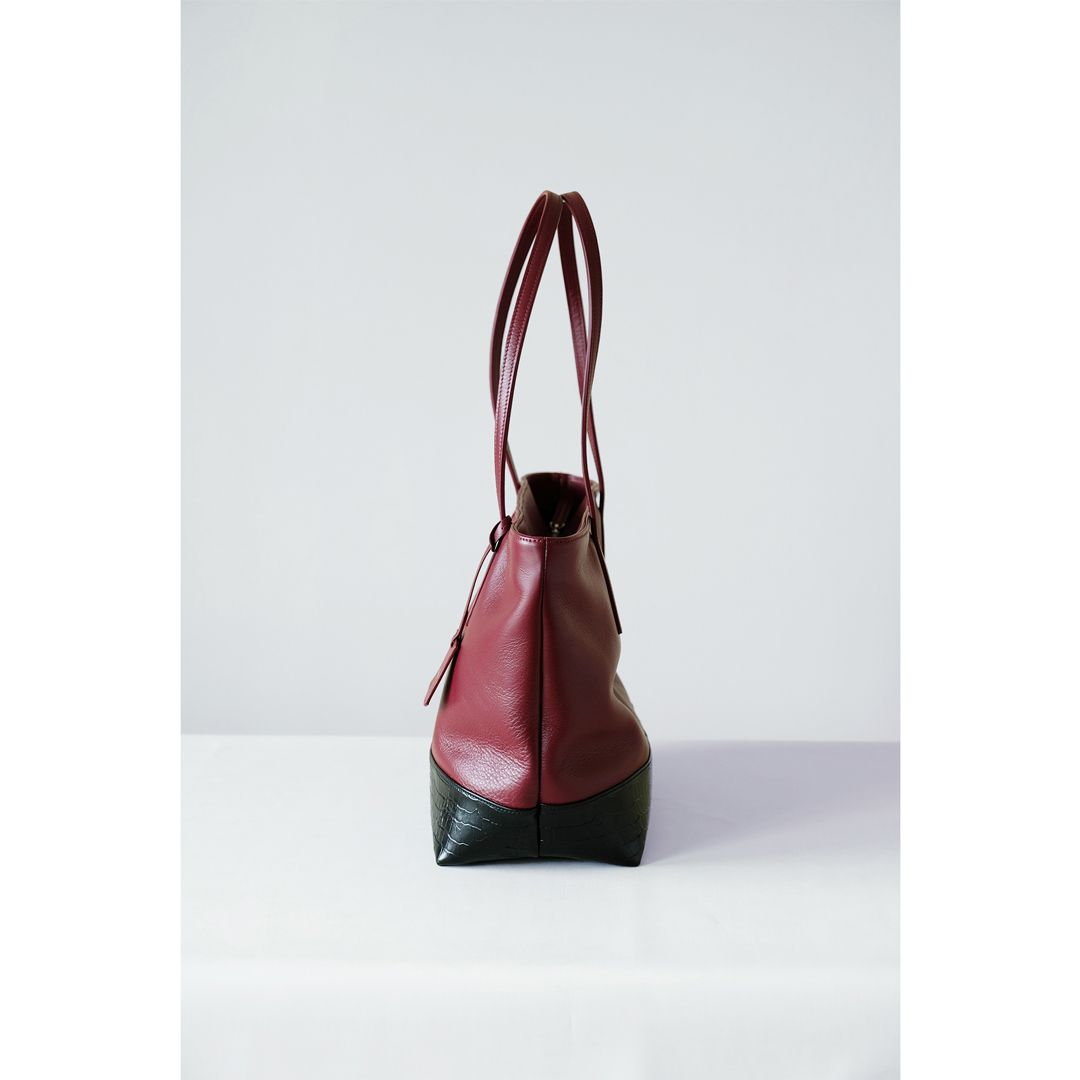 Harbour Tote Bag - Dark Red