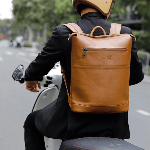 leather backpack singapore