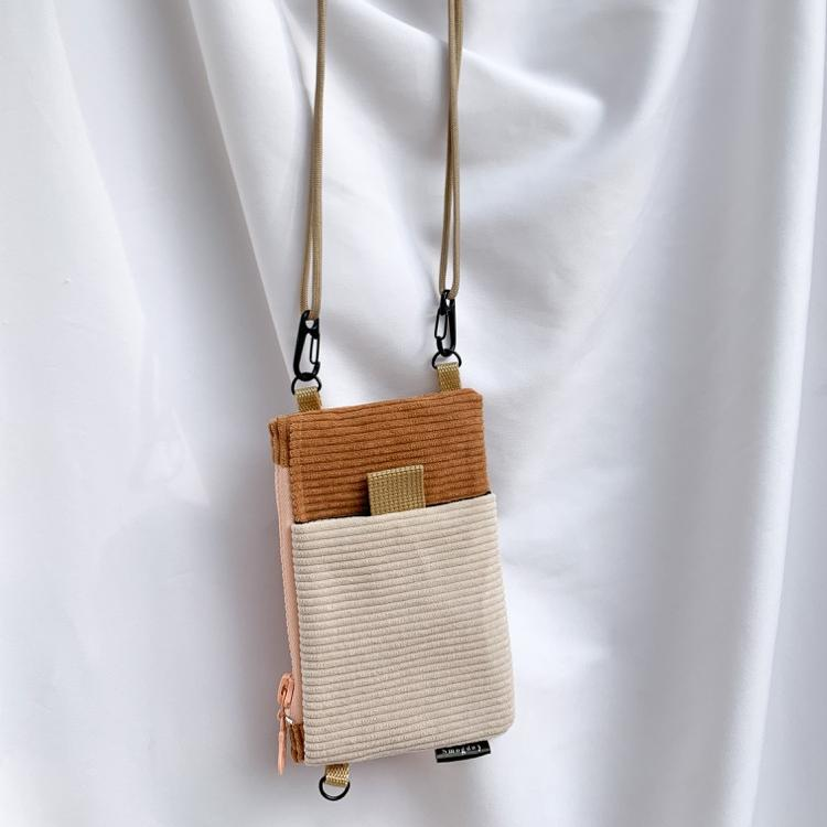 Good Day Phone Bag - Cream Brown