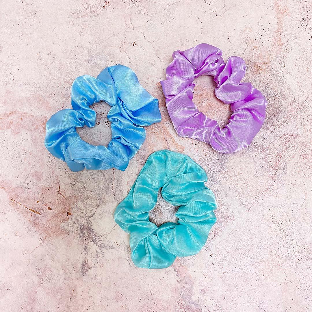 Korean 3x Hair Scrunchies Set