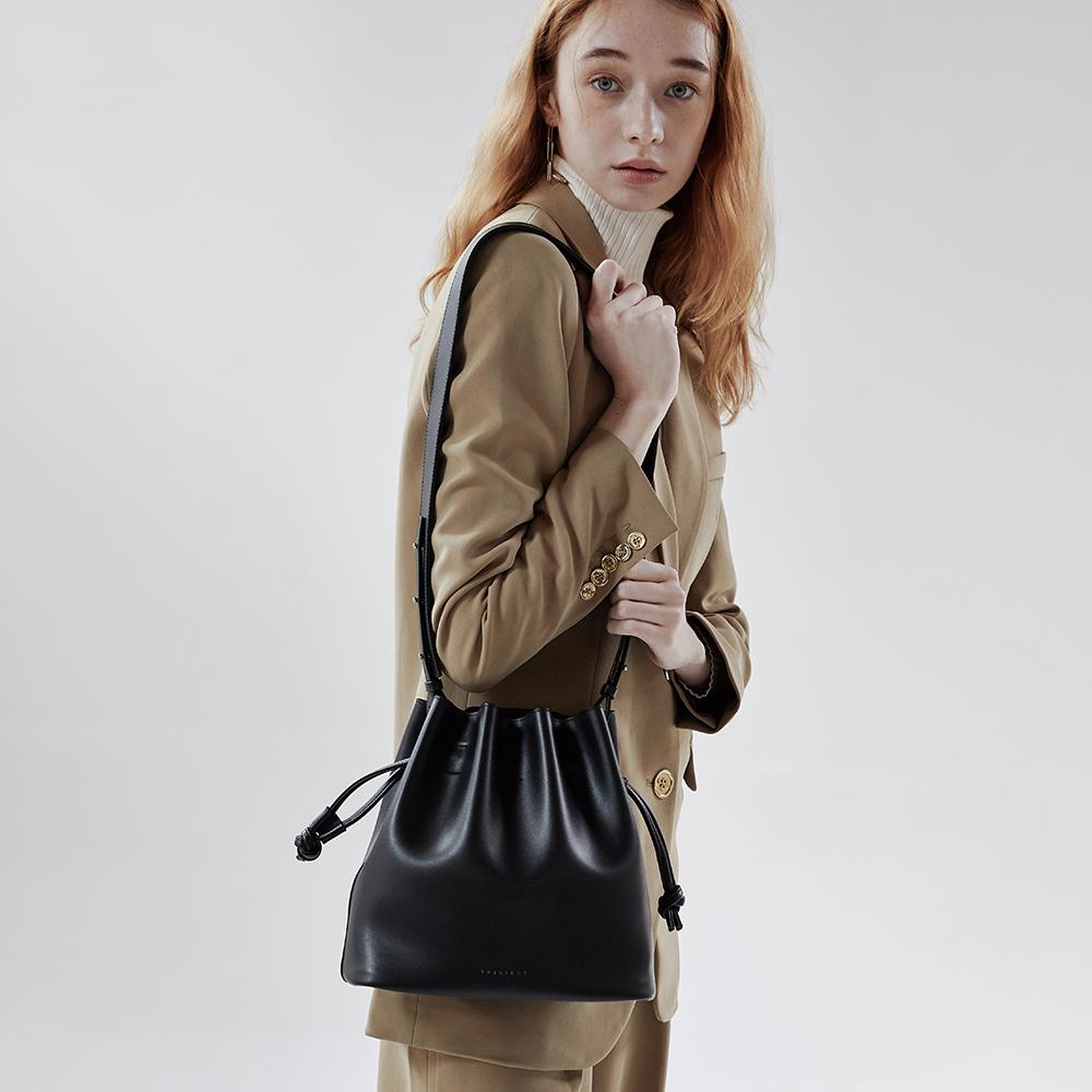 Shop Fay Wrinkle Bucket Bag - Black by ITSBAG | Sift & Pick
