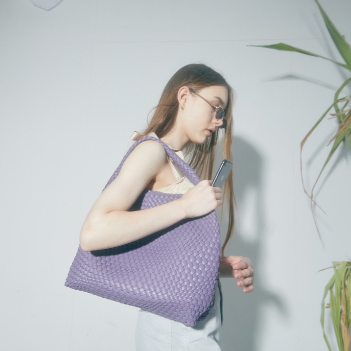 Piper Tote Bag - Purple