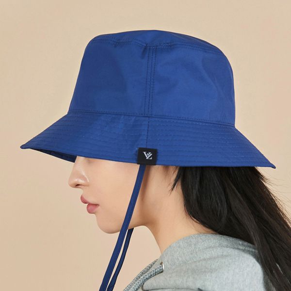 navy blue bucket hat with string