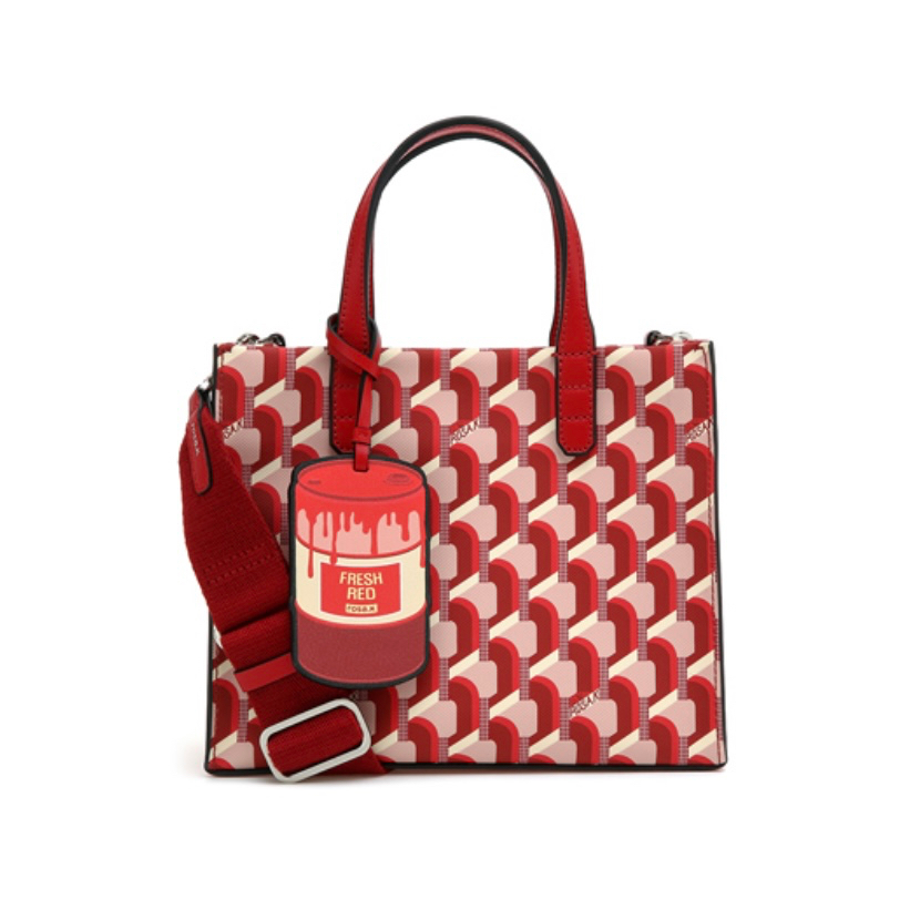 Shop Cabas Monogram Day Tote Bag S - Real Red by ROSA.K | Sift & Pick