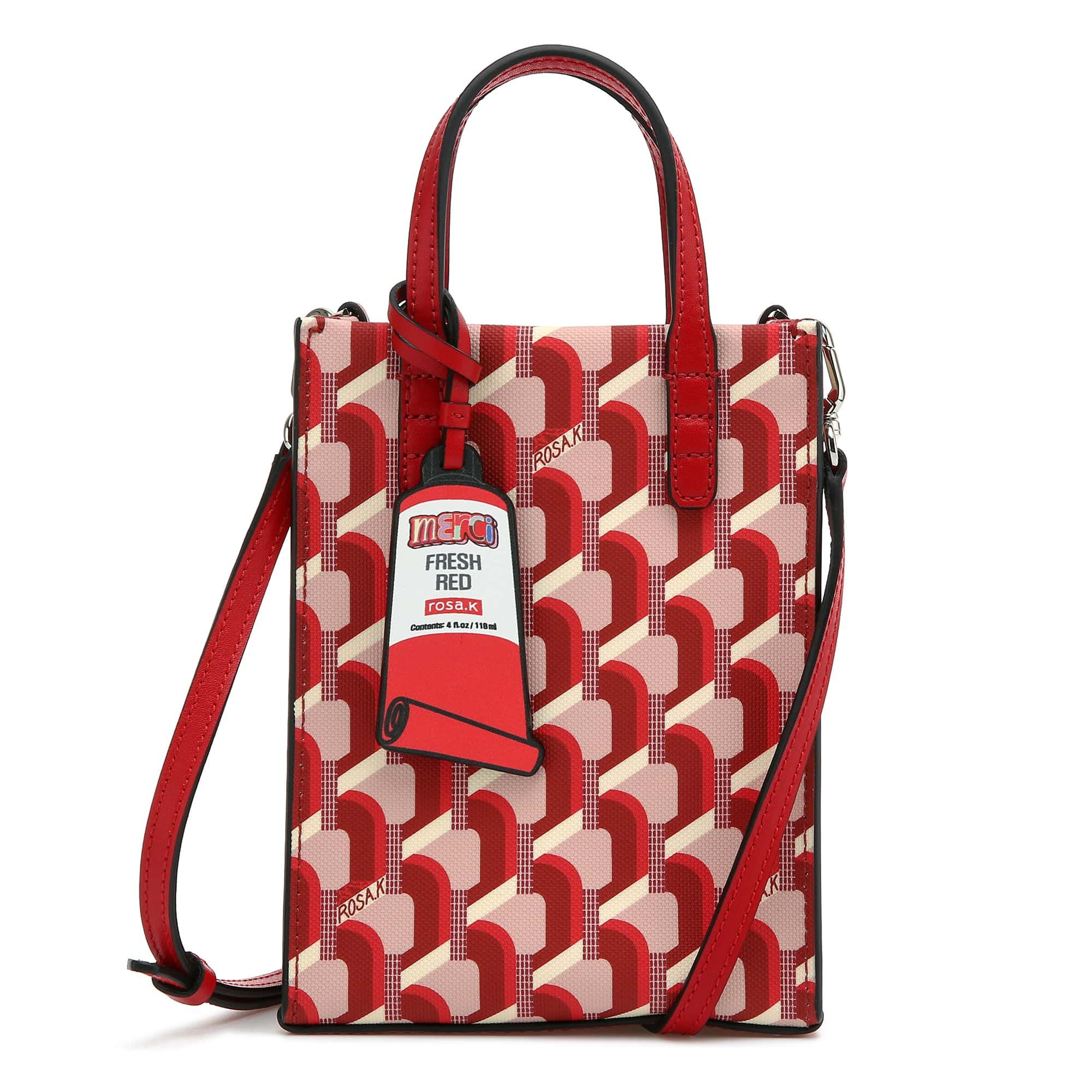 Shop Cabas Monogram Tote XS - Real Red by ROSA.K